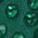 Color Swatch - Emerald Green/Rhinestones