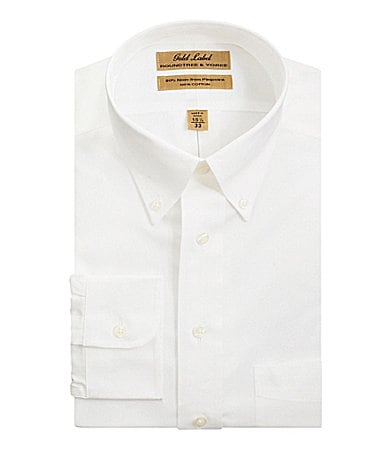 Roundtree  Yorke Gold Label Button-Down-Collar Dress Shirt