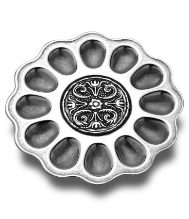 Wilton Armetale William & Mary Divided Egg Tray