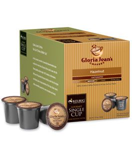 Gloria Jean's Hazelnut Coffee K-Cups