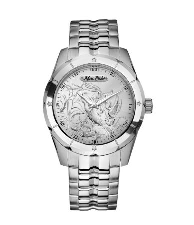 Marc Ecko The Supreme Silver-Dial Watch