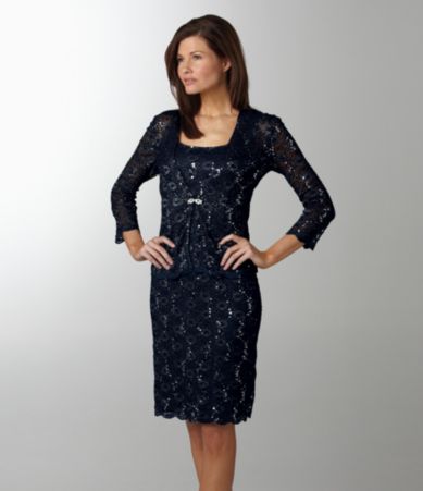 Plus-Size Lace Sequin Dress | ElegantPlus.com Editor's Pick
