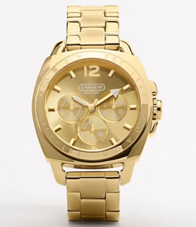 COACH BOYFRIEND BRACELET WATCH