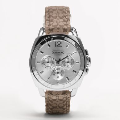 COACH BOYFRIEND STRAP WATCH
