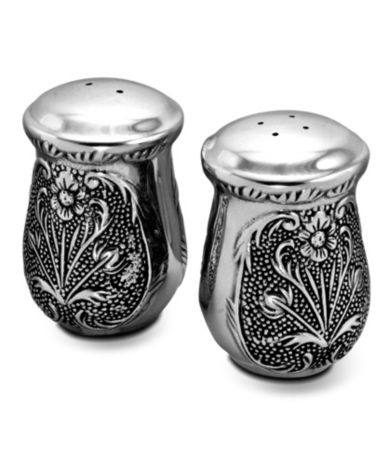Wilton Armetale William & Mary Salt & Pepper Shaker Set