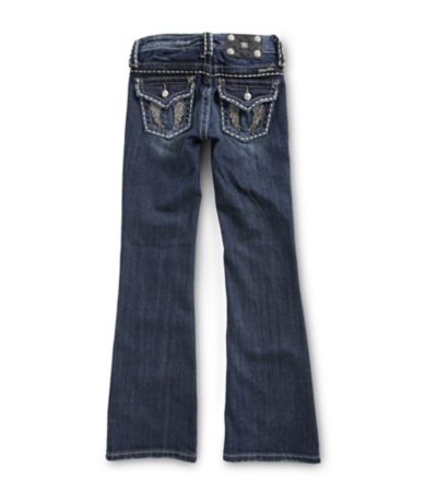 Miss Me 7-14 Angel Wings Bootcut Jeans
