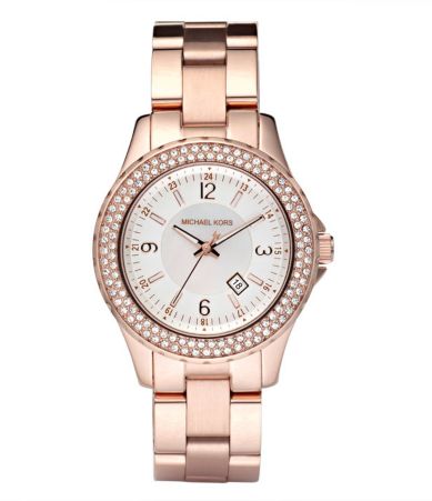 shop all michael kors michael kors madison stone topring watch print ...