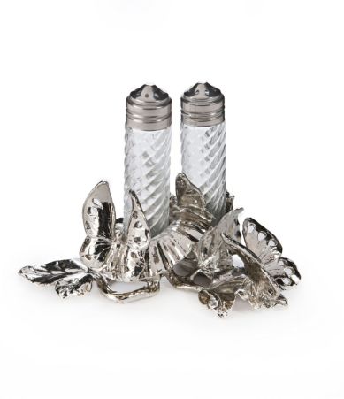 Arthur Court Butterfly Salt & Pepper Shaker Set