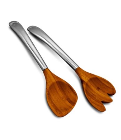 Wilton Armetale Boston 2-Piece Wooden Serving Set