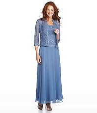 KM Collections Lace Jacket Dress KM Collections Lace Jacket Dress