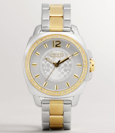 COACH BOYFRIEND BRACELET WATCH