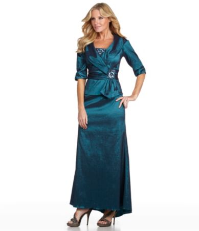 Plus-Size Jacket Gown
