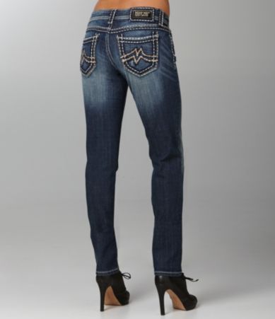 Miss Me Jeans Whipstitch Skinny Jeans