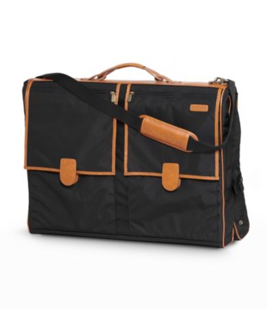 Hartmann Black Packcloth 24.25" Deluxe Garment Bag