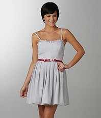Ruby Rox Belted Seersucker Dress Ruby Rox Belted Seersucker Dress