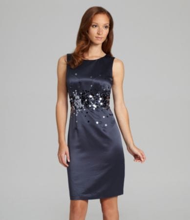 shop all calvin klein calvin klein satin paillette dress print email ...