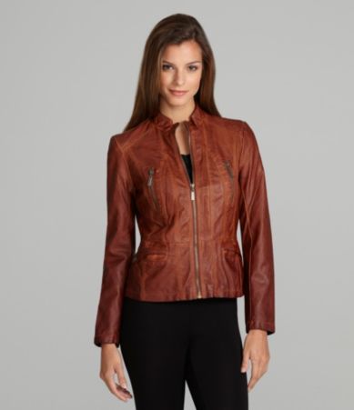Bernardo Faux-Leather Jacket | Dillards