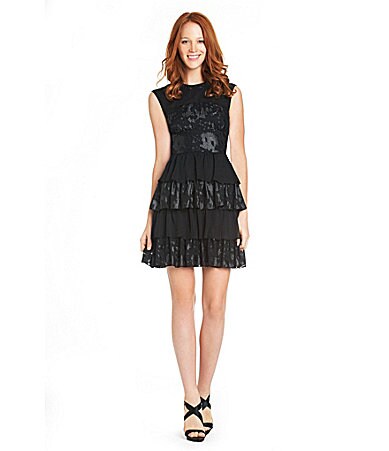Max and Cleo Rachael Tiered Cocktail Dress