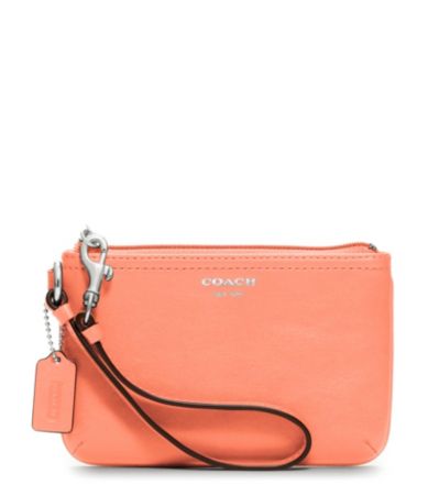 COACH LEATHER SMALL WRISTLET