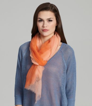 Eileen Fisher Featherweight Ombre Scarf