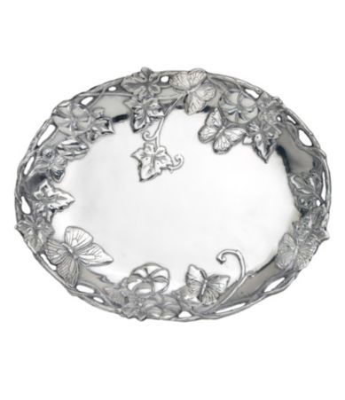 Arthur Court Butterfly Oval Platter