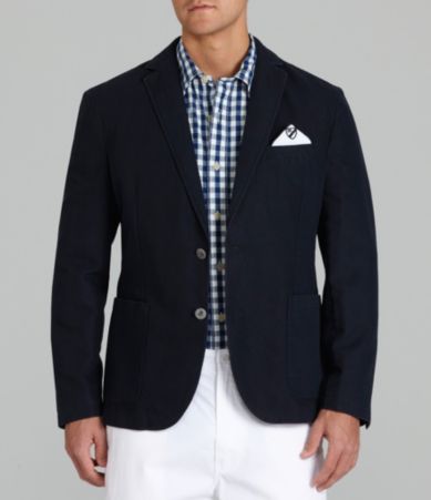 Buy blazers & fashion - Cremieux David Linen-Blend Blazer - Navy L