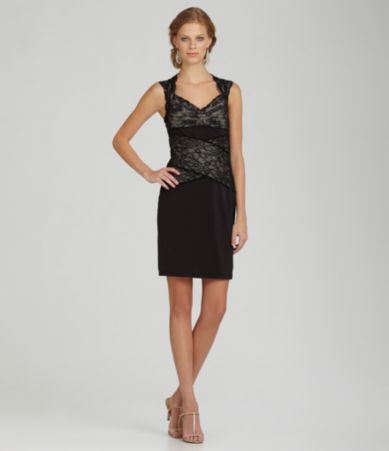 shop all calvin klein calvin klein lace detail dress print wanelo ...