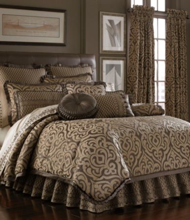 Queen New York Hermitage Mink Bedding Collection | Dillards