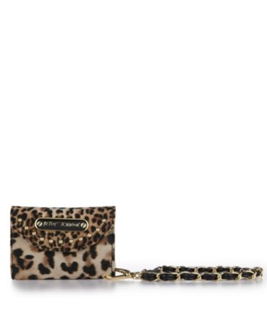Betsey Johnson Cheetah Mix Up Smartphone Wallet