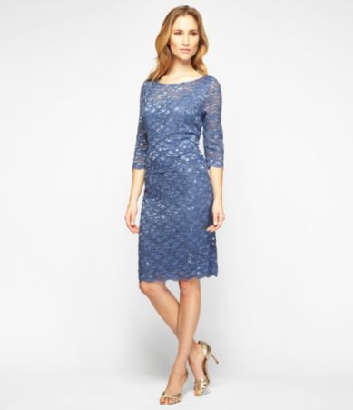 shop all alex evenings alex evenings lace sheath dress print email ...