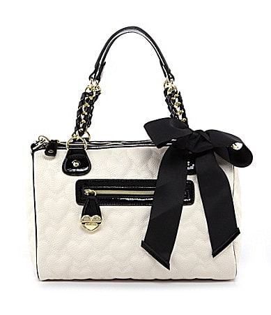 Betsey Johnson Be My One and Only Now Satchel