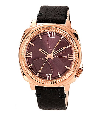 shop all vince camuto vince camuto the veteran men s watch print ...
