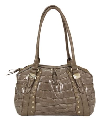 Kathy Van Zeeland Croco Rock Satchel
