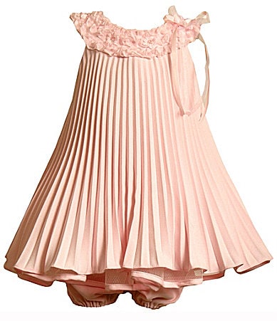 Bonnie Baby Infant Pleated Dress