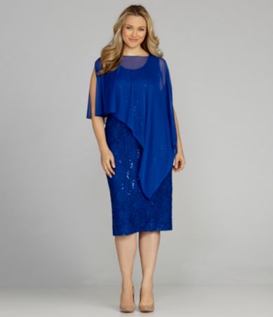 Plus-Size Mother-of-the-Bride Dress | ElegantPlus.com Editor's Pick Spring 2013, Sizes 16-24W