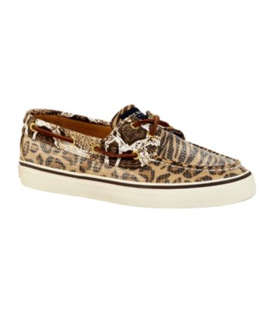 sperry top sider sperry top sider animal print bahama boat shoes print ...