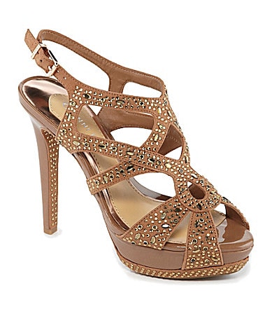 Gianni Bini Trina Jeweled Sandals | Dillards