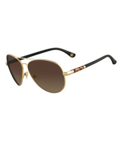 michael michael kors michael michael kors karmen aviator sunglasses ...