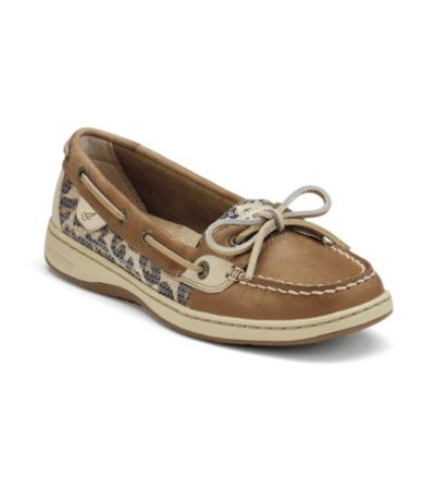 sperry top sider sperry top sider angelfish leopard print boat shoes ...