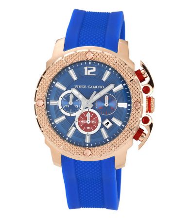 shop all vince camuto vince camuto men s chronograph blue strap watch ...