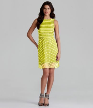 Gianni Bini Allie Beaded-Stripe Dress