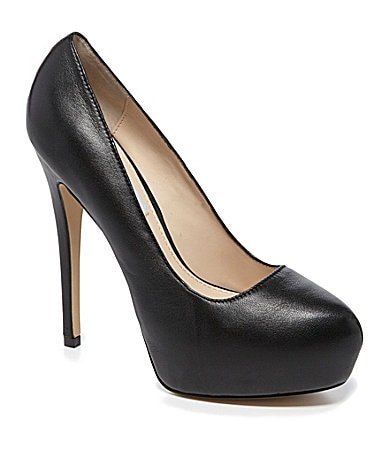 Black Strappy Sandals: Steve Madden Yasmin Details about Steve Madden Yasmin Platform Pumps Stiletto Heel Black Leather