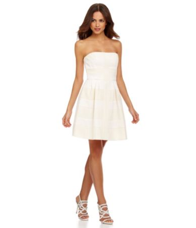 BCBGMAXAZRIA Dorothea Strapless Cocktail Dress