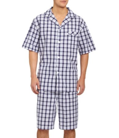 Buy big and tall sleepwear - Roundtree & Yorke Big & Tall Woven Pajama Set - White 4X
