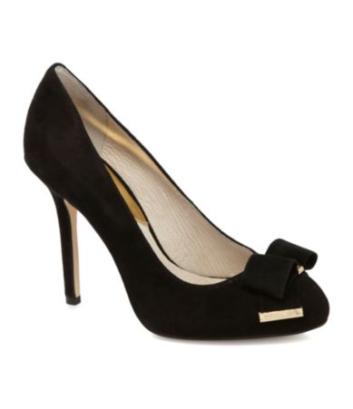 all michael michael kors michael michael kors delphine suede pumps ...