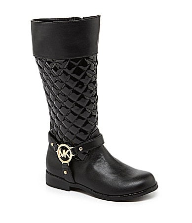 all michael michael kors michael michael kors girls emma quilted boots ...