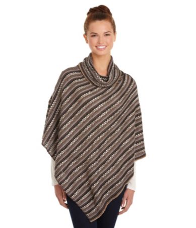 shop all steve madden steve madden diagonal stripe poncho print wanelo ...