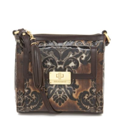 shop all brahmin brahmin fresco collection mimosa cross body bag print ...