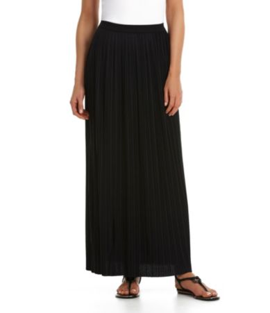 Joan Vass Pleated Maxi Skirt | Dillards