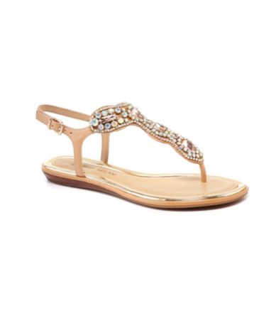 shop all antonio melani antonio melani anabele jeweled t strap sandals ...